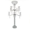 Crystal Candelabra 8c W/ Flower Bowl