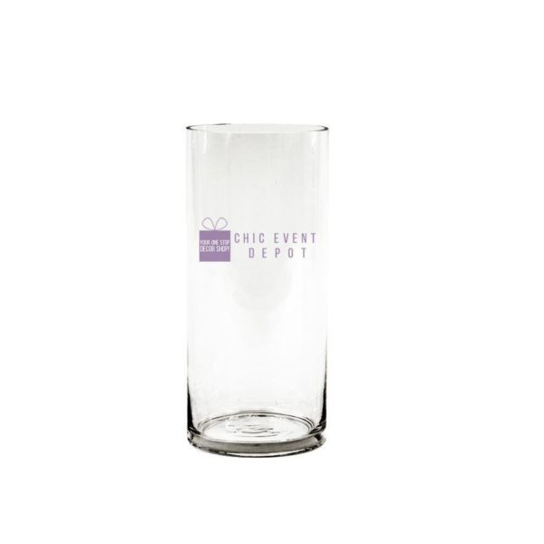 Cylinder Glass 7” dia, 20” height