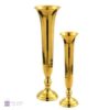 Gold Trumpet Glass 6" dia, 24" height